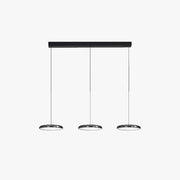 Aria Modern Minimalist Pendant Light Red Black Silver Metal Bedroom - Neutral Decor