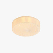 Valentina Modern Cream LED Flush Mount Ceiling Light Glass Study Bedroom - Neutral Decor
