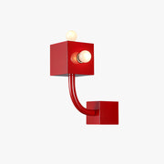 Aria Modern Industrial LED Indoor Wall Lamp Red Living Room Bedroom - Neutral Decor