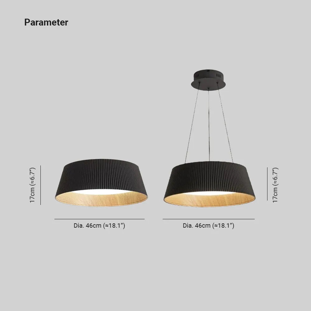 Silva Modern Pendant Light/Flush Mount Ceiling Light Drum-shaped - Neutral Decor