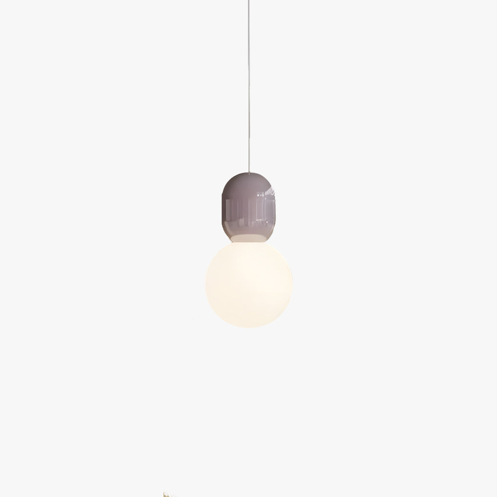 Valentina Modern Minimalist Glass/Metal Pendant Light Dining Room - Neutral Decor