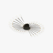 Kovon Flush-Mount Ceiling Light Fireworks, Black/Gold-Neutral Decor