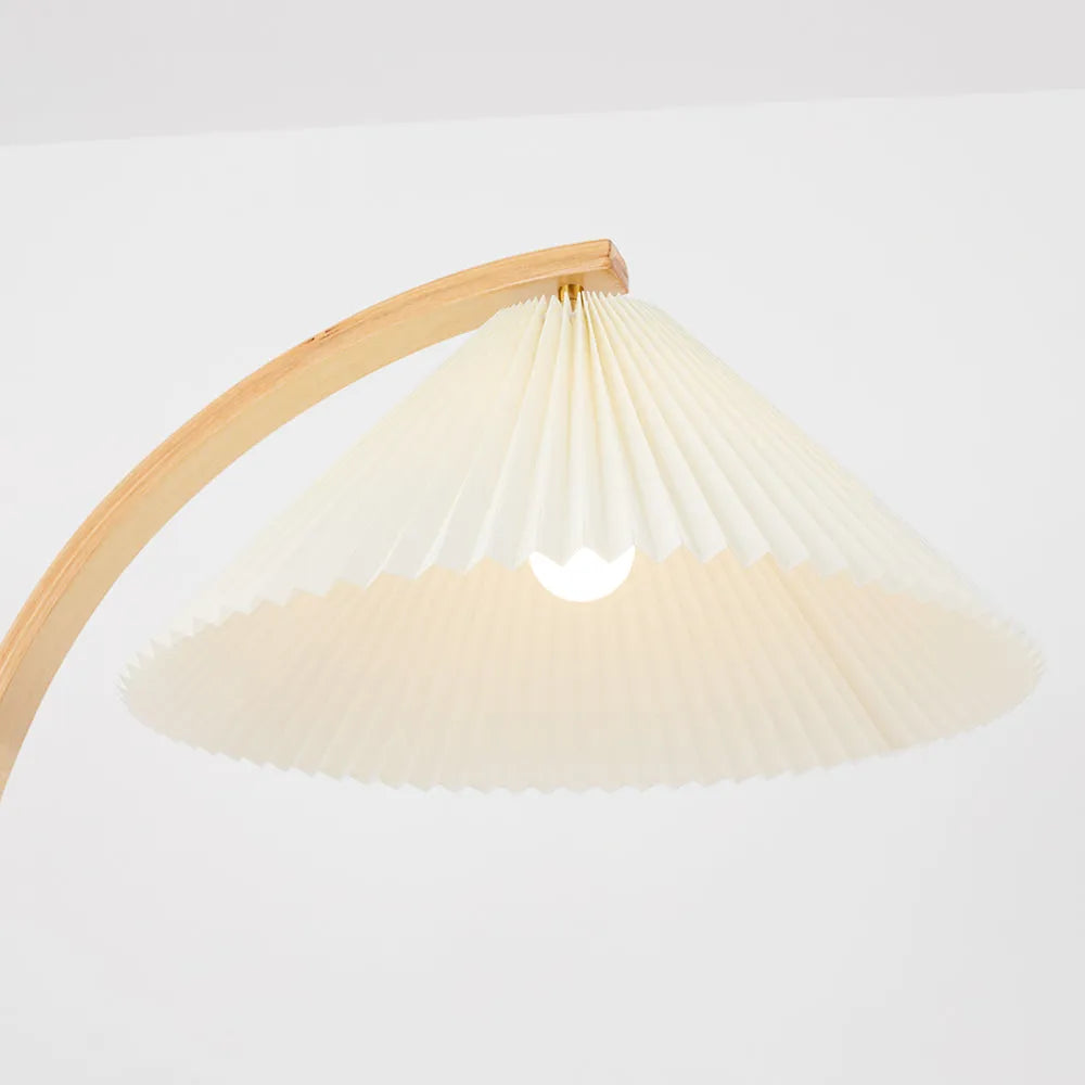 Muto Unique LED Floor Lamp, Wood/Metal, Living Room - Neutral Decor