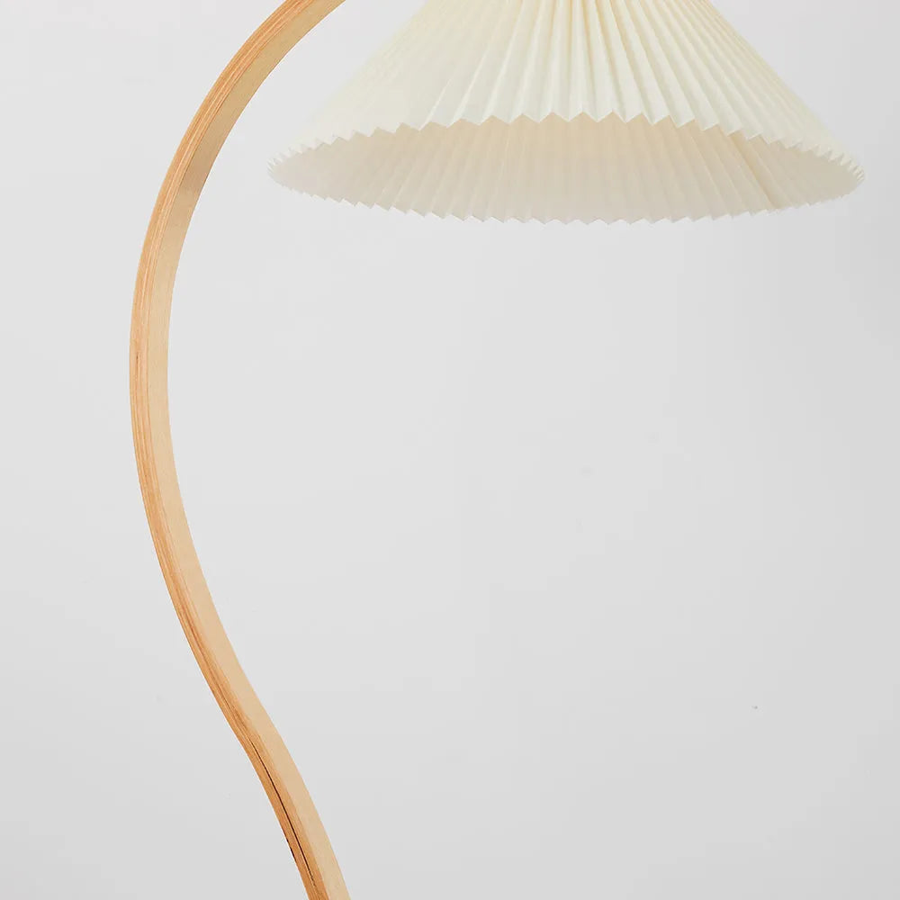 Muto Unique LED Floor Lamp, Wood/Metal, Living Room - Neutral Decor