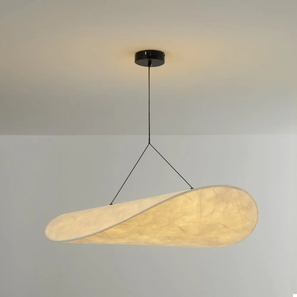 Ritta Vintage Art Deco Pendant Light Metal Silk White Living Room/Hall/Art Gallery - Neutral Decor