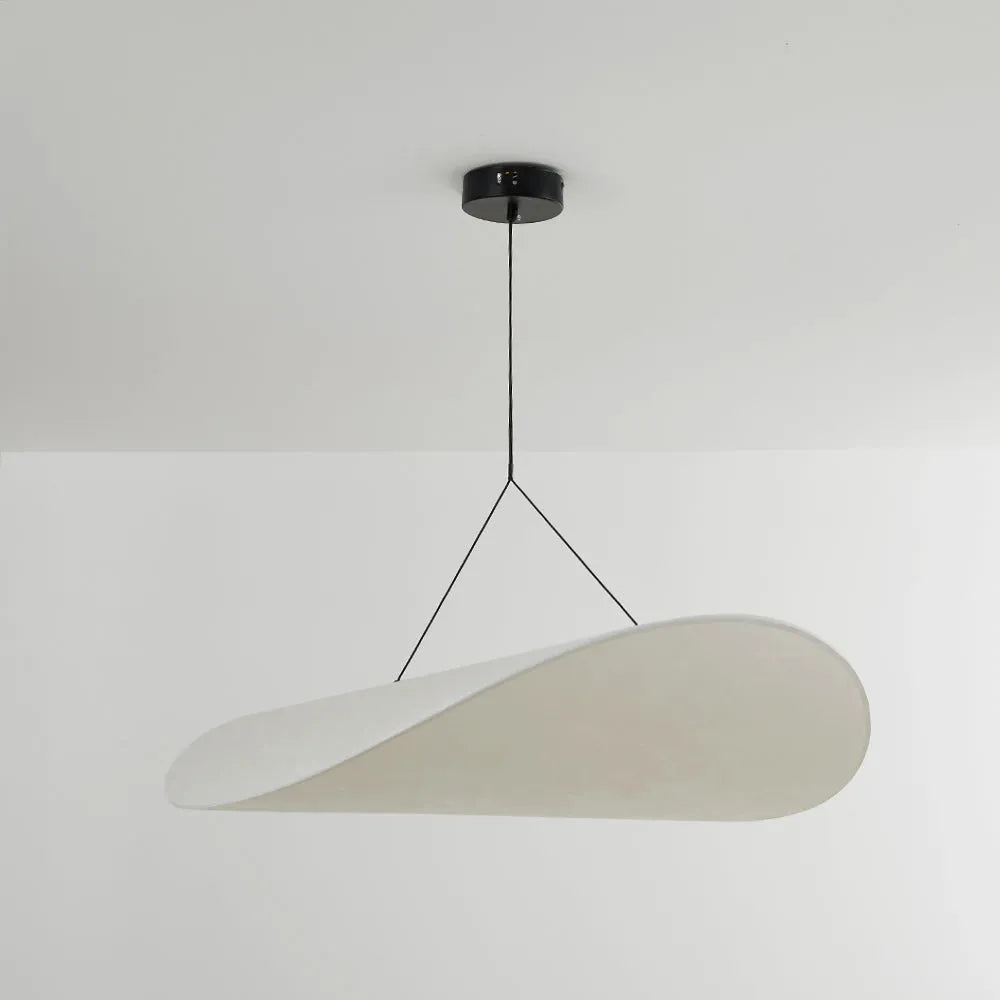 Ritta Vintage Art Deco Pendant Light Metal Silk White Living Room/Hall/Art Gallery - Neutral Decor