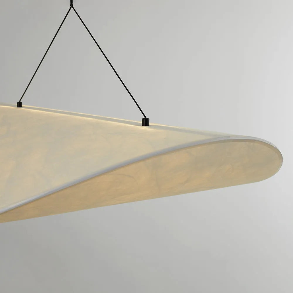 Ritta Vintage Art Deco Pendant Light Metal Silk White Living Room/Hall/Art Gallery - Neutral Decor