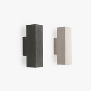 Ray Minimalist Cement Square Outdoor Wall Lamp, White - Neutral Decor