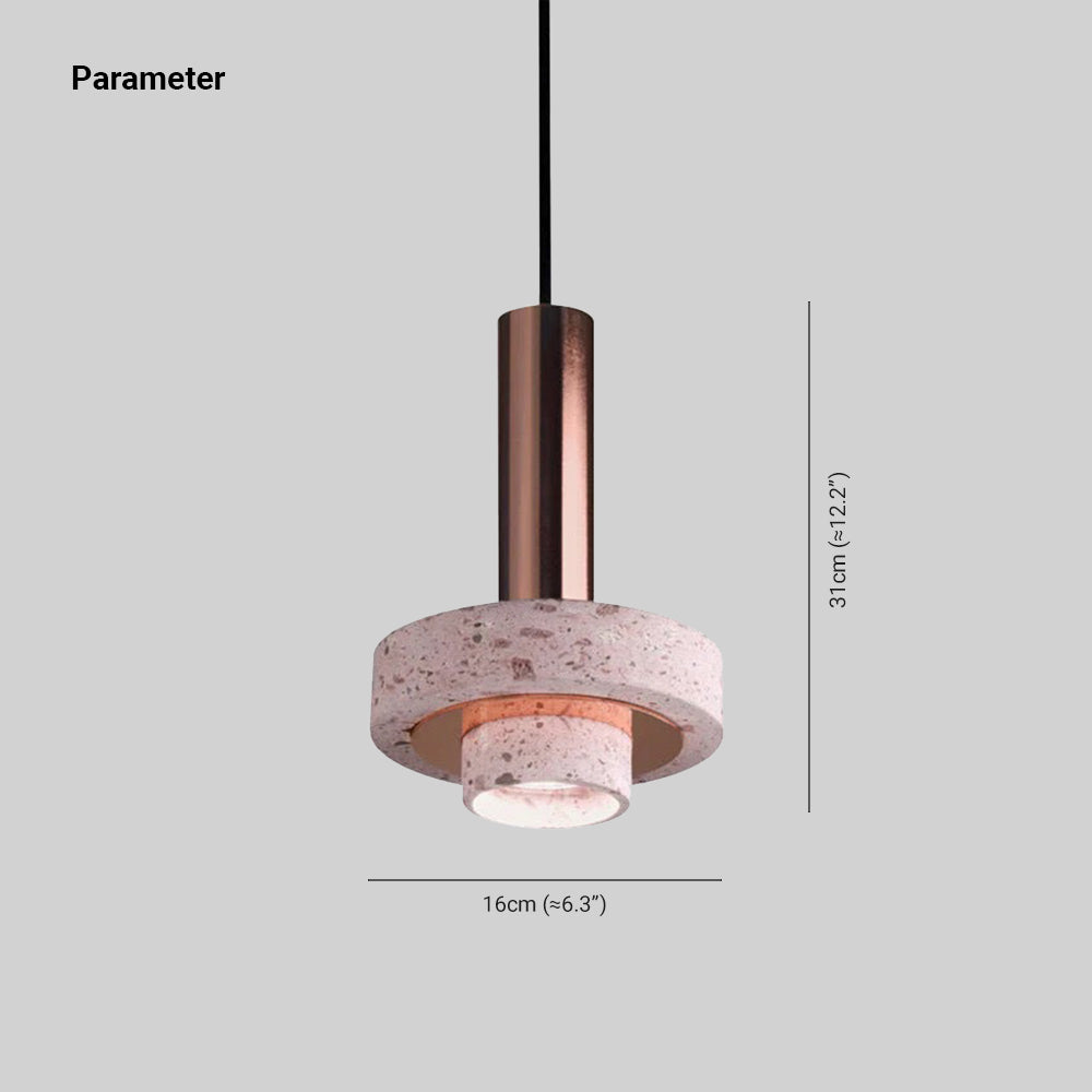 Arisha Modern LED Art Deco Colorful Pendant Light, Terrazzo - Neutral Decor