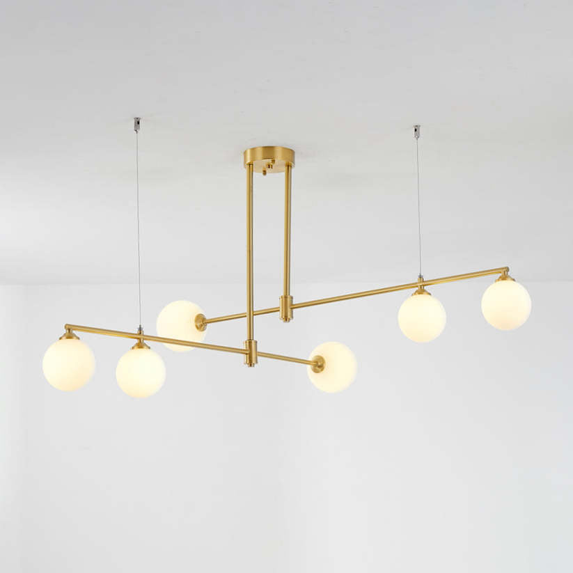 Valentina Modern Golden Bubble Copper Pendant Light - Neutral Decor