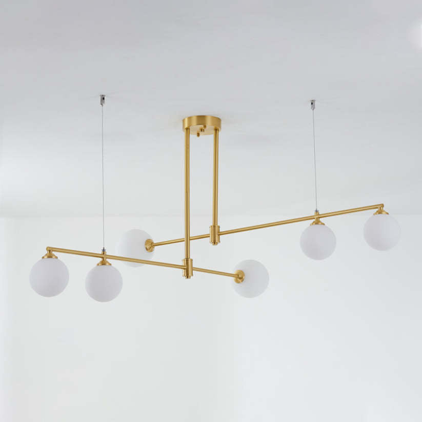Valentina Modern Golden Bubble Copper Pendant Light - Neutral Decor