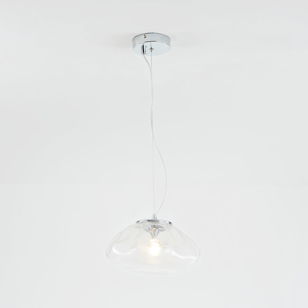 Avi Minimalist Spherical Glass Pendant Light, 3 Colour - Neutral Decor