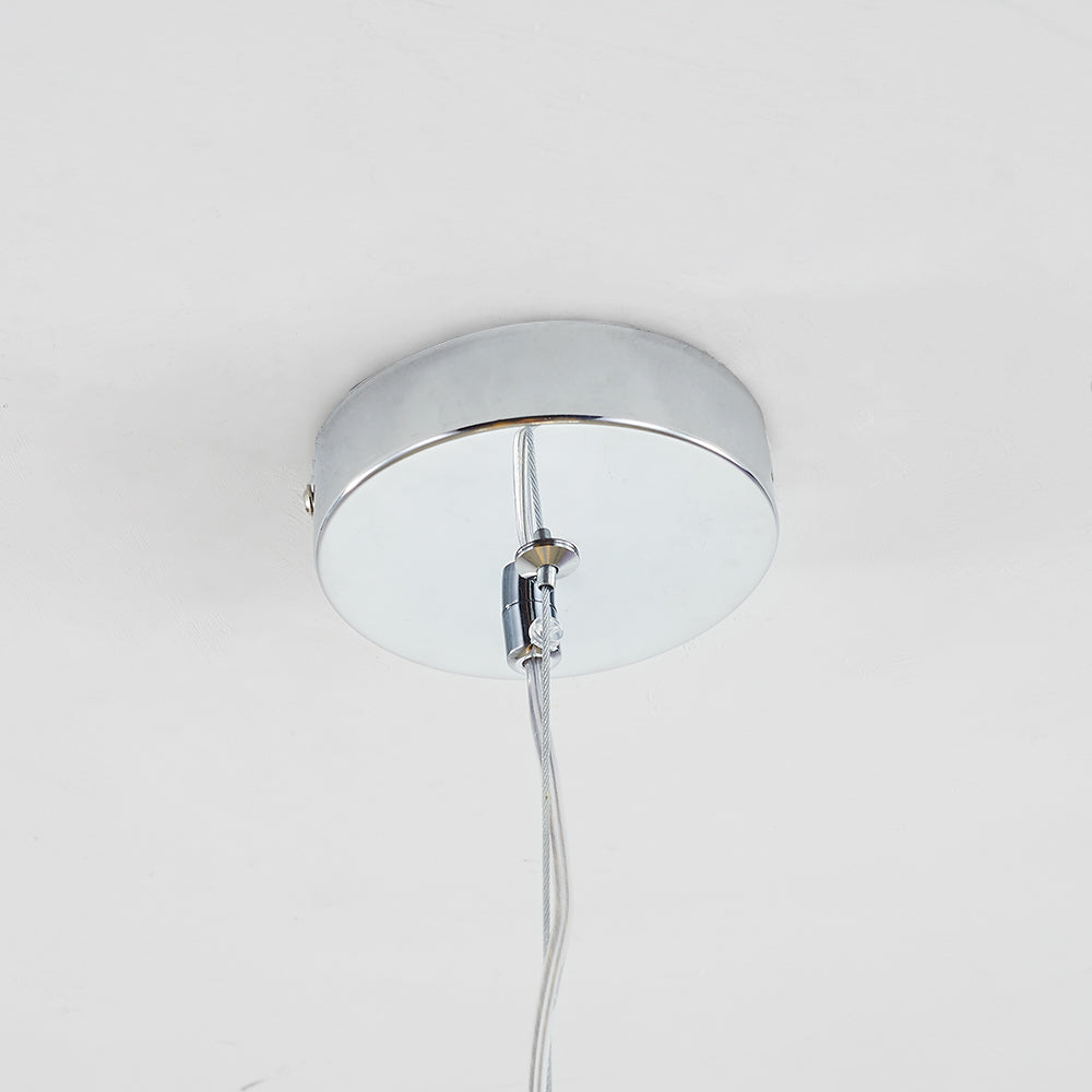 Avi Minimalist Spherical Glass Pendant Light, 3 Colour - Neutral Decor