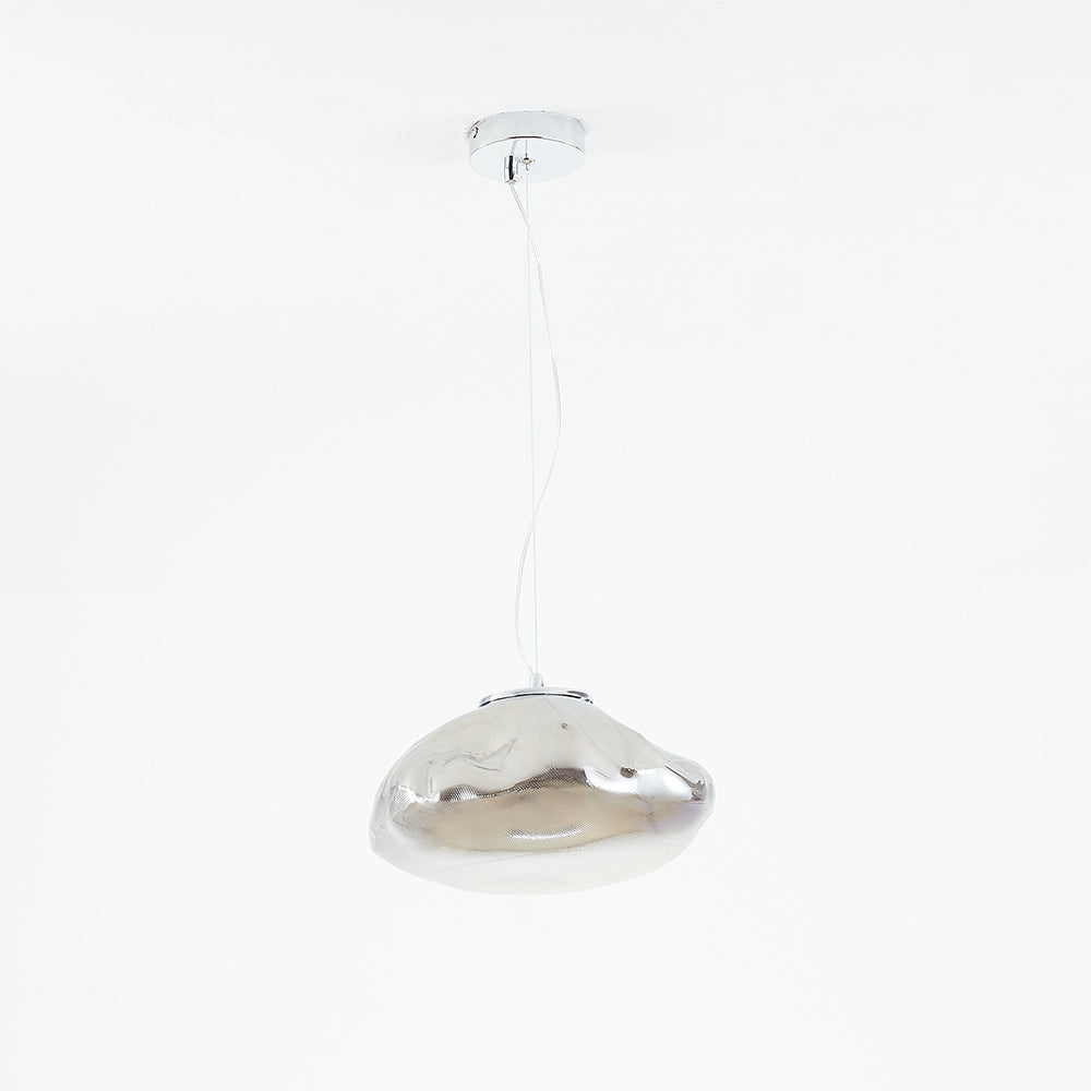 Avi Minimalist Spherical Glass Pendant Light, 3 Colour - Neutral Decor