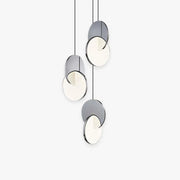 Arisha Pendant Light, Disc, Gold/Silver - Neutral Decor
