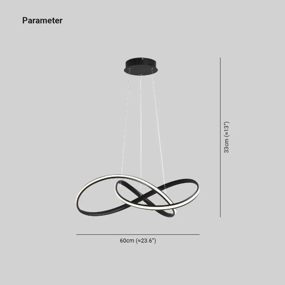 Arisha Pendant Light linear Modern, Acrylic/Metal, Black/White, Dining Room - Neutral Decor