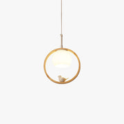 Arisha Wood Bird Aisle Pendant Light Staircase Porch Light - Neutral Decor