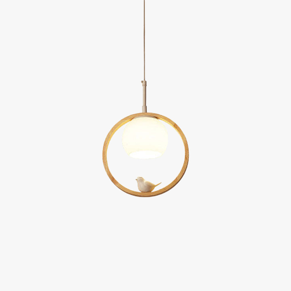 Arisha Wood Bird Aisle Pendant Light Staircase Porch Light - Neutral Decor