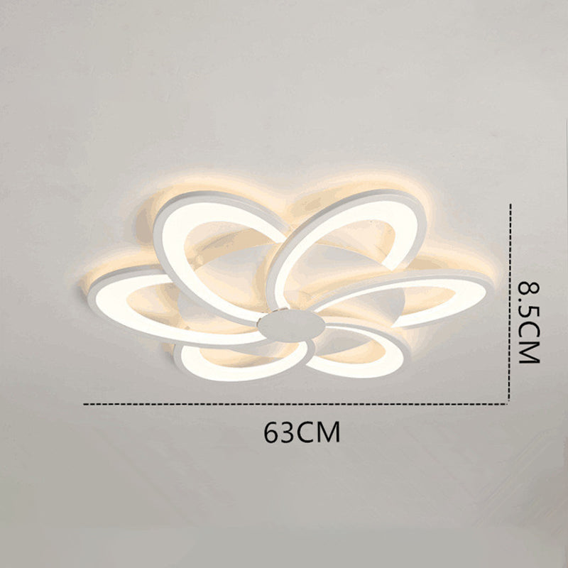 Arisha Flower Shape Ceiling Light White , 2 Style - Neutral Decor