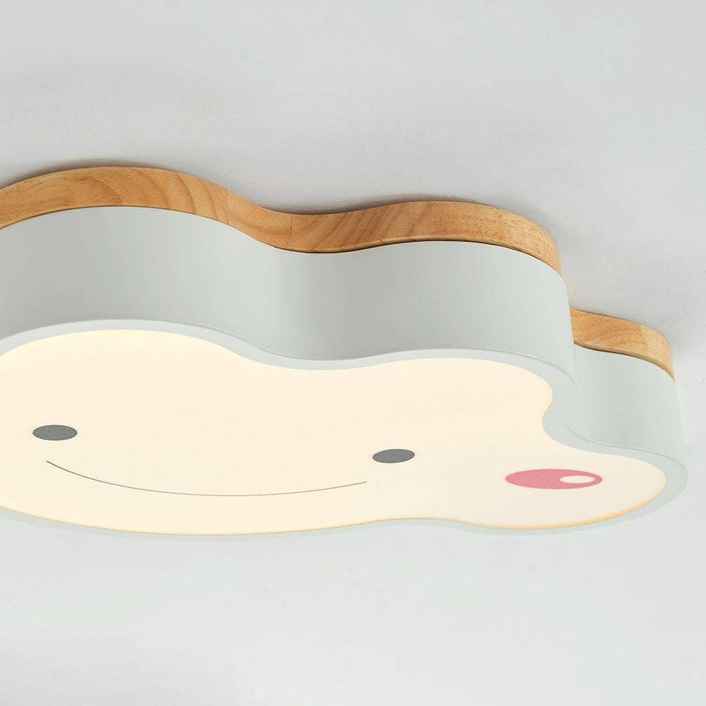 Arisha Creative Art Cloud LED Ceiling Light for Kids Room - Neutral Decor
