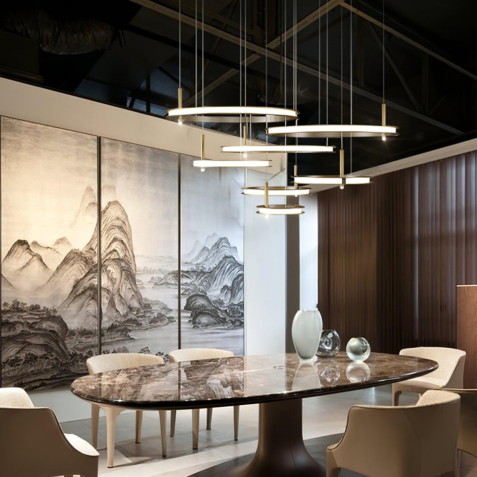 Vildes Chandelier Ring Layered Minimalist-Neutral Decor
