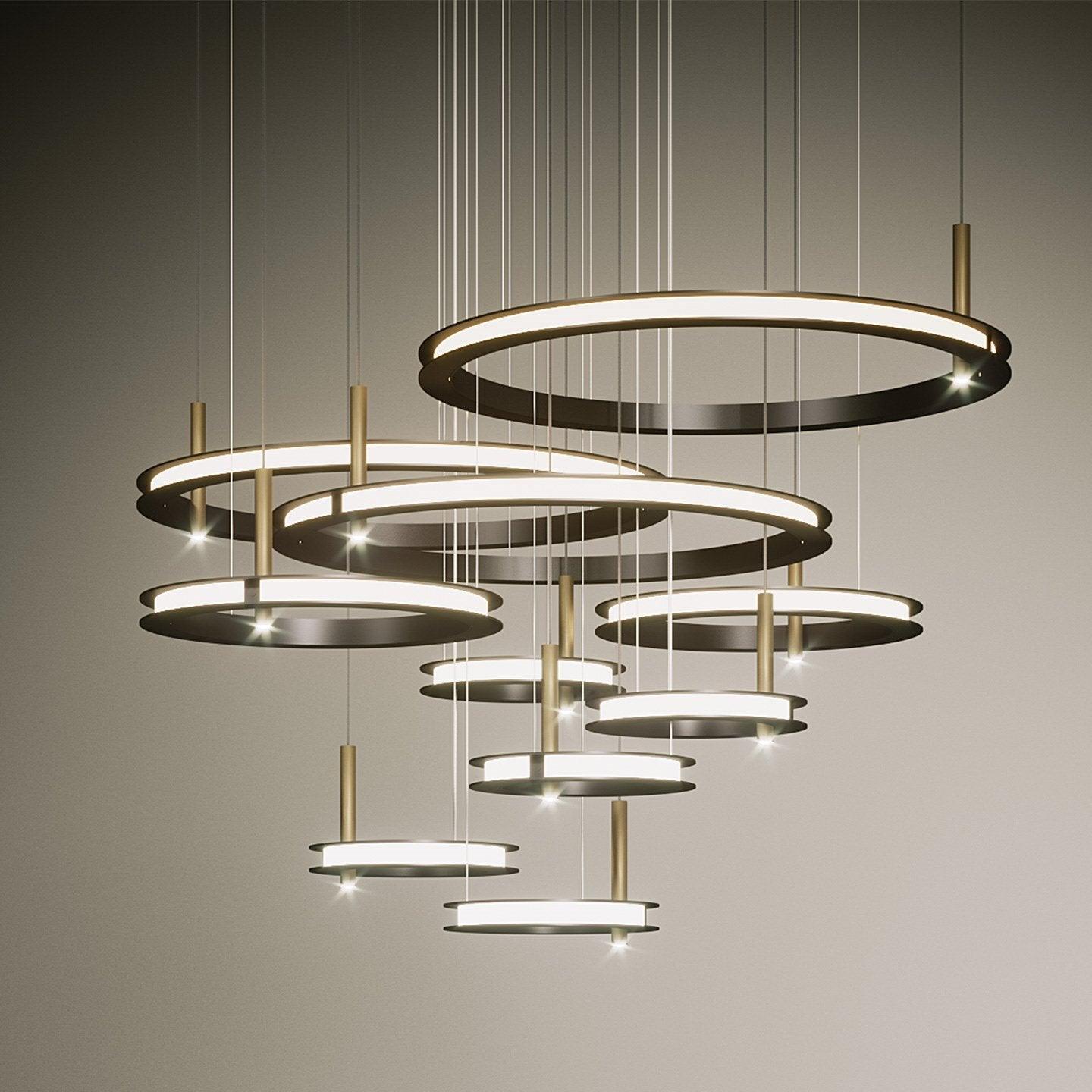Vildes Chandelier Ring Layered Minimalist-Neutral Decor
