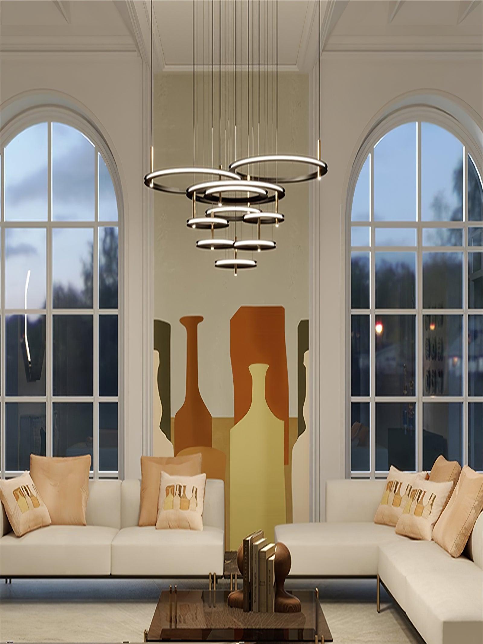 Vildes Chandelier Ring Layered Minimalist-Neutral Decor