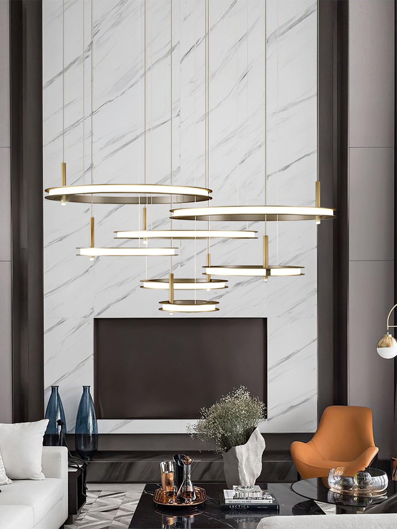 Vildes Chandelier Ring Layered Minimalist-Neutral Decor