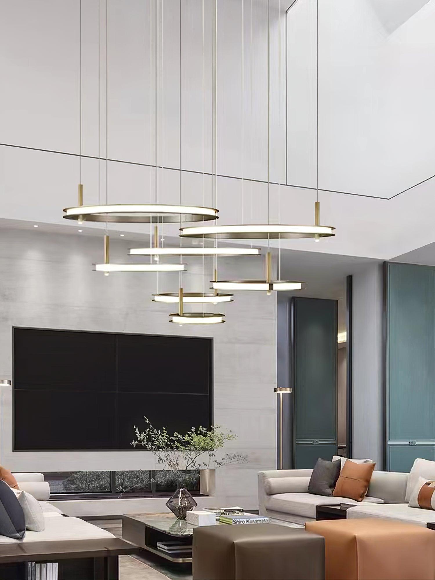 Vildes Chandelier Ring Layered Minimalist-Neutral Decor