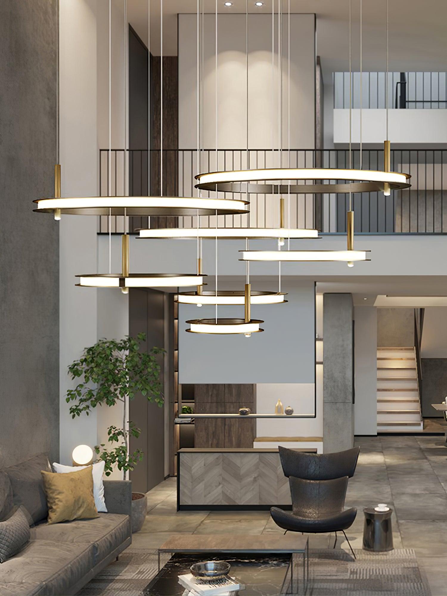 Vildes Chandelier Ring Layered Minimalist-Neutral Decor