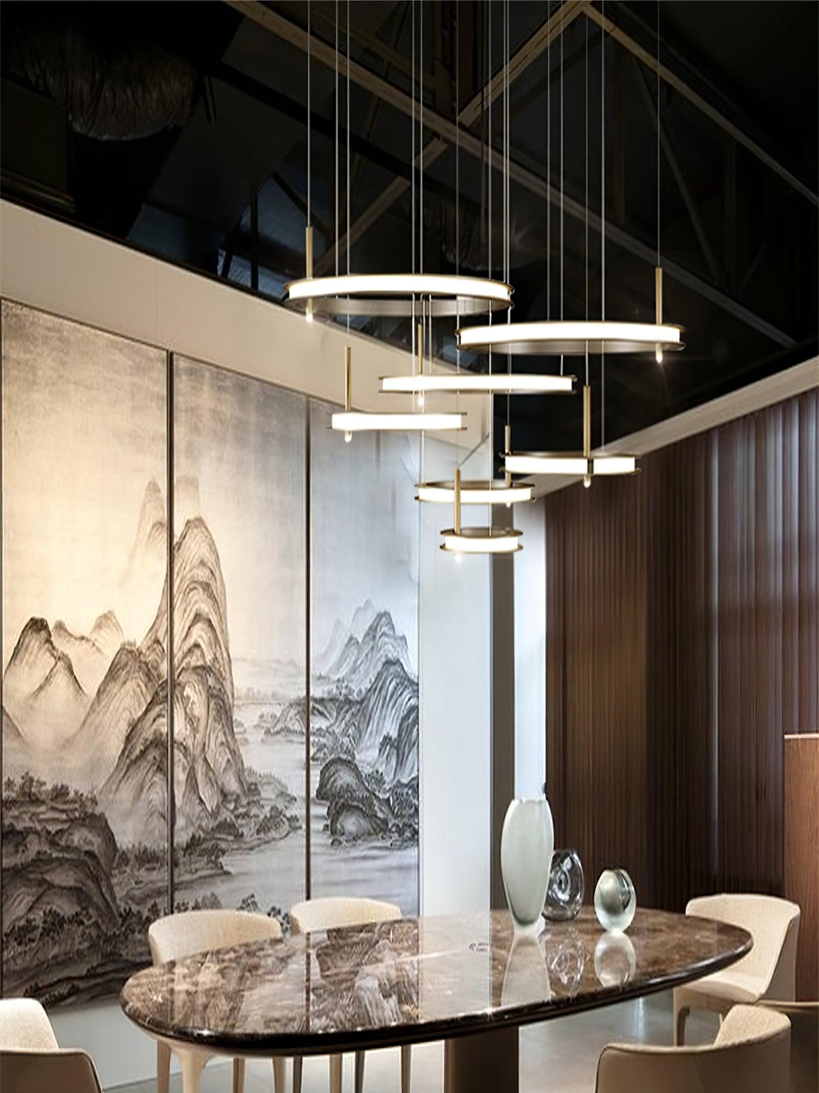 Vildes Chandelier Ring Layered Minimalist-Neutral Decor