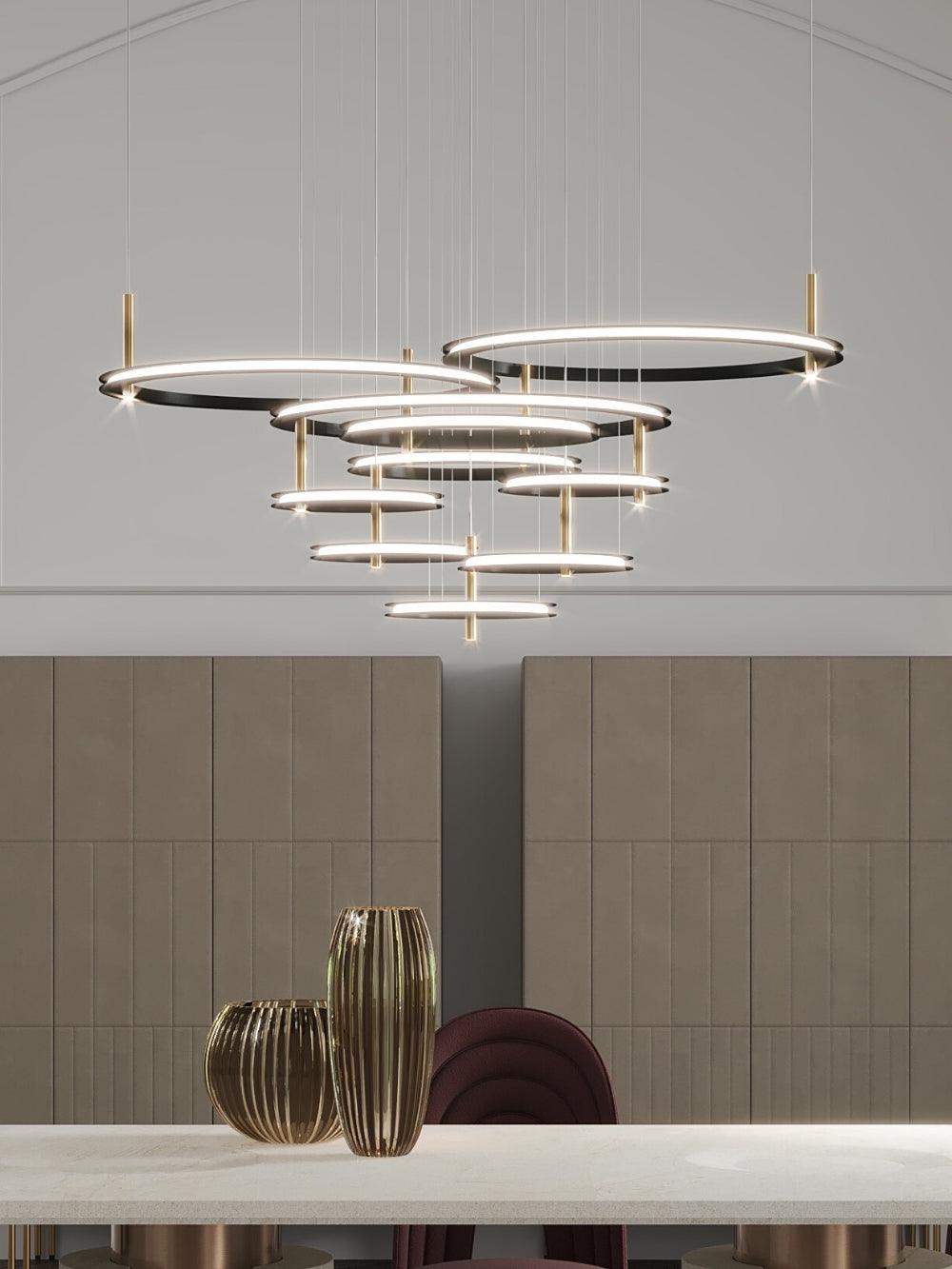 Vildes Chandelier Ring Layered Minimalist-Neutral Decor