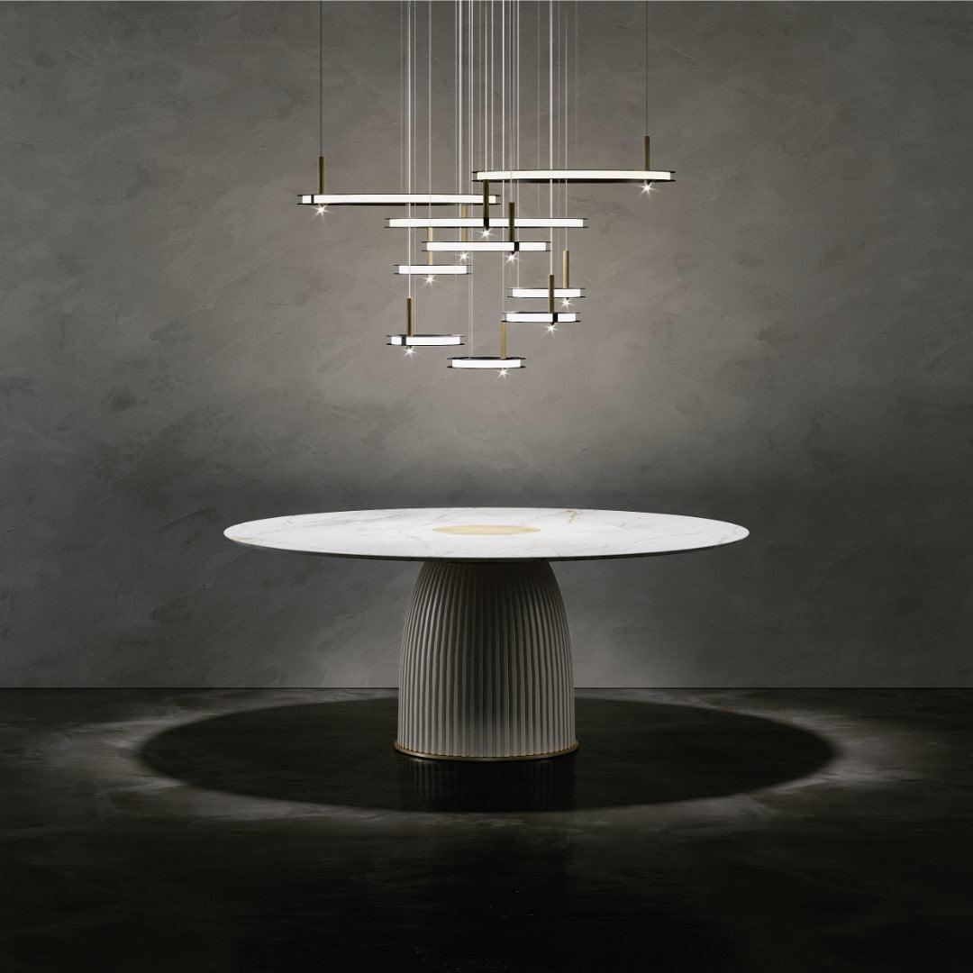 Vildes Chandelier Ring Layered Minimalist-Neutral Decor