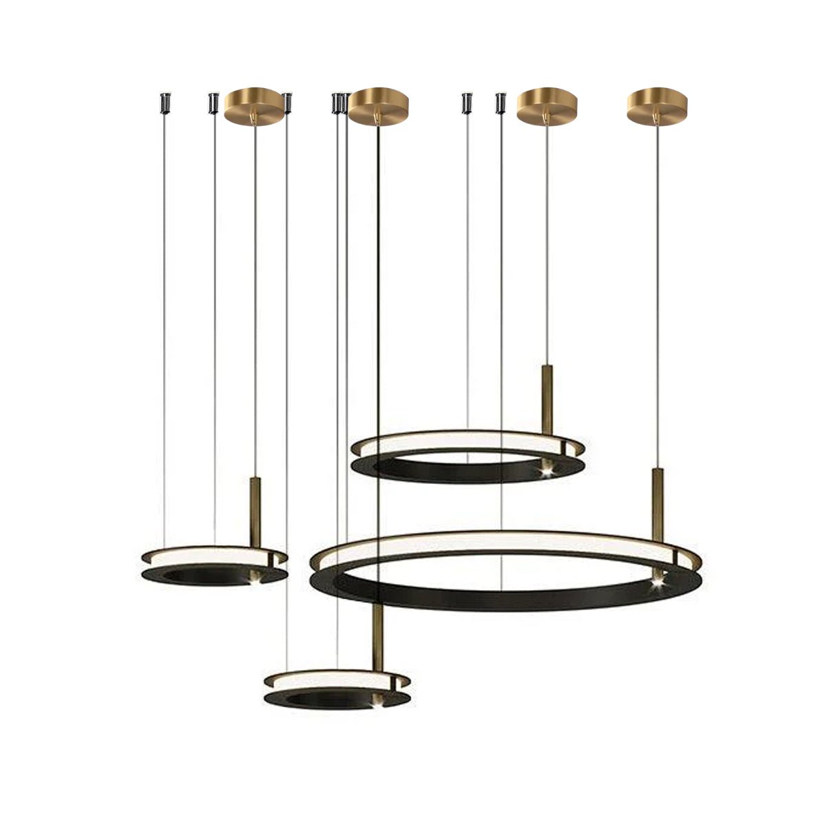 Vildes Chandelier Ring Layered Minimalist-Neutral Decor