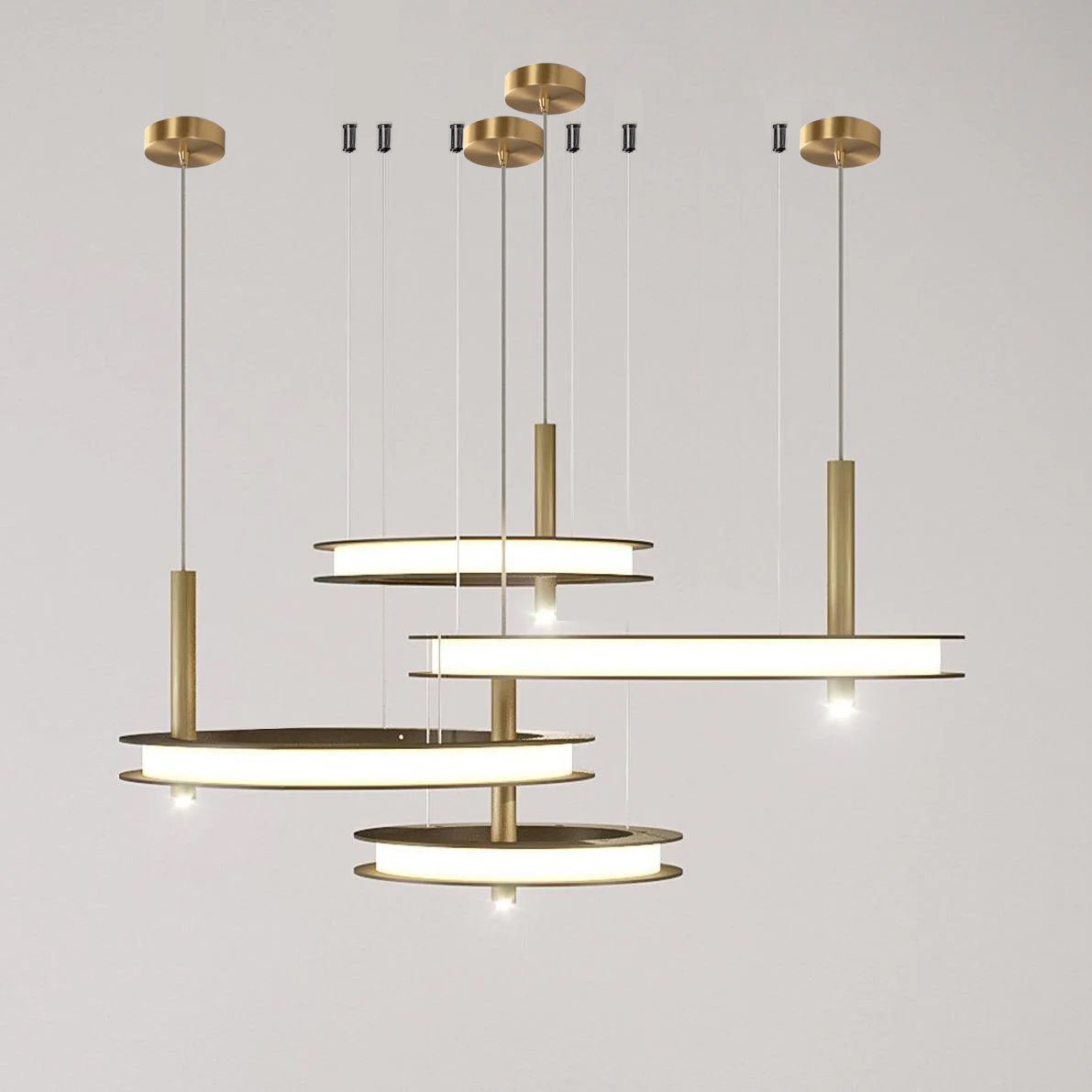 Vildes Chandelier Ring Layered Minimalist-Neutral Decor