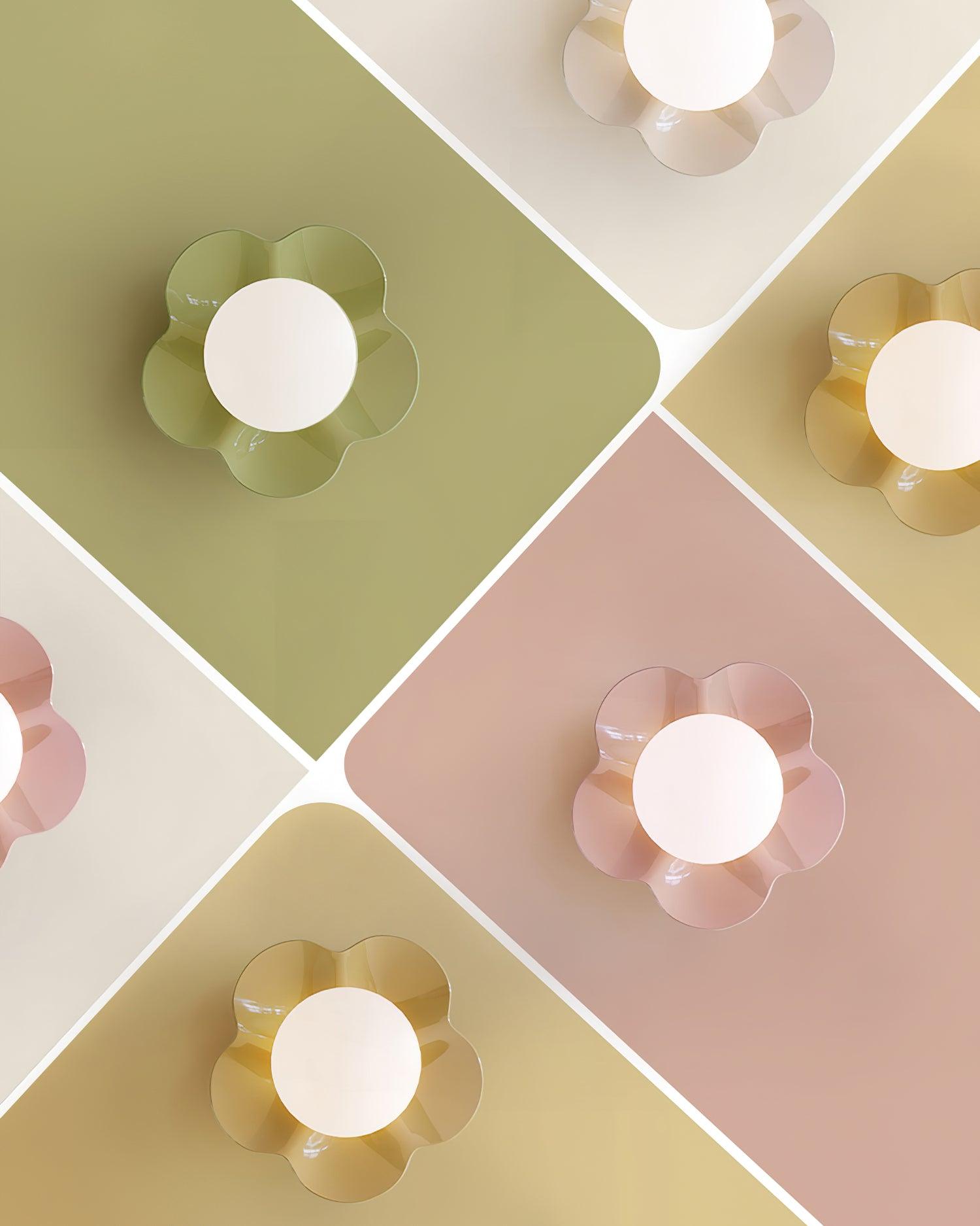 Arcore Resin Playful Wall Lamp-Neutral Decor