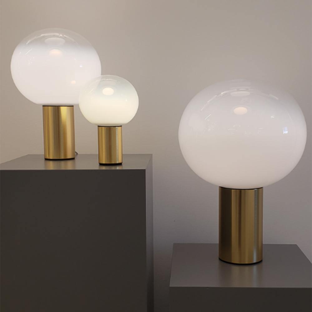 Insken Glass Classic Table Lamp-Neutral Decor