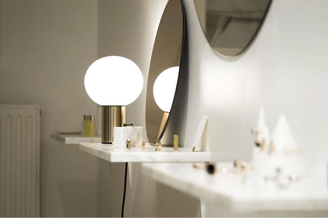 Insken Glass Classic Table Lamp-Neutral Decor