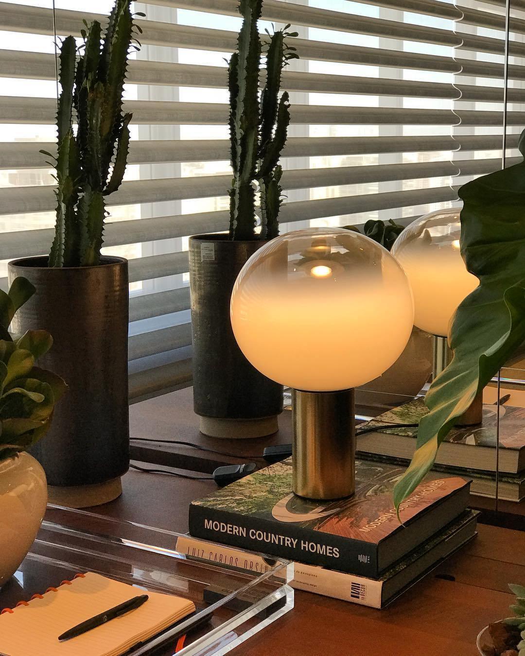 Insken Glass Classic Table Lamp-Neutral Decor