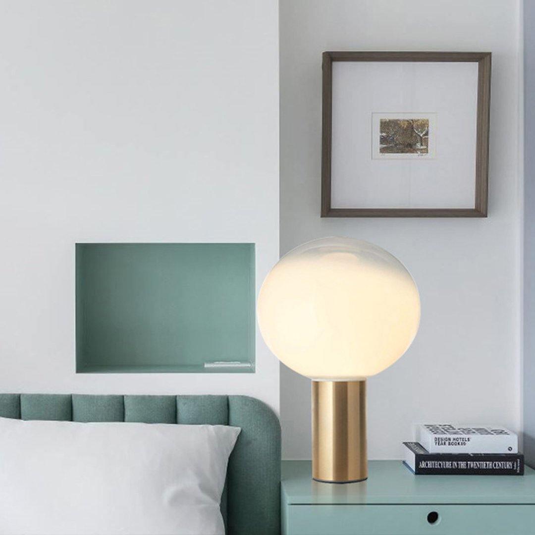 Insken Glass Classic Table Lamp-Neutral Decor
