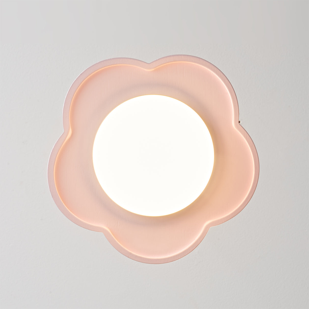 Another view of the cream Laguna Pendant Light.
