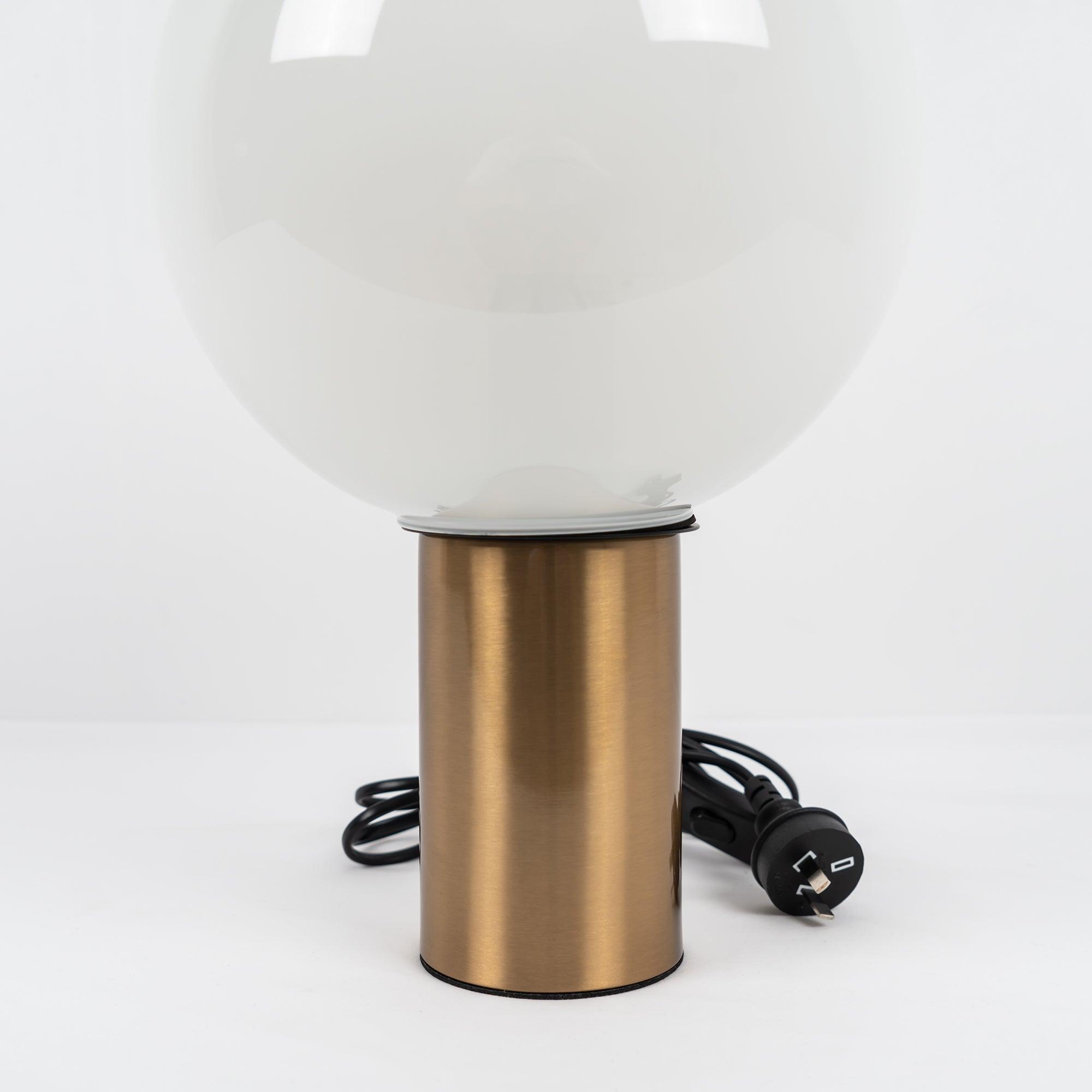 Insken Glass Classic Table Lamp-Neutral Decor