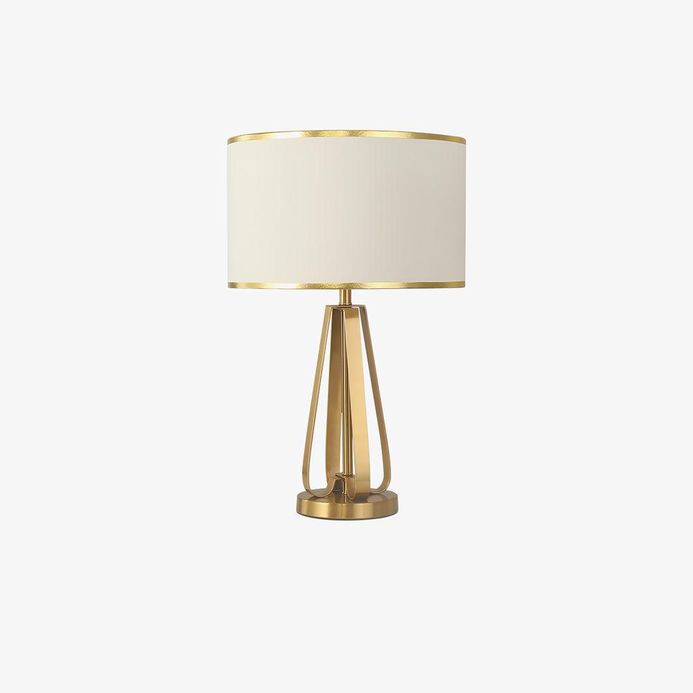 Aurelia Luxe Fabric Table Lamp-Neutral Decor