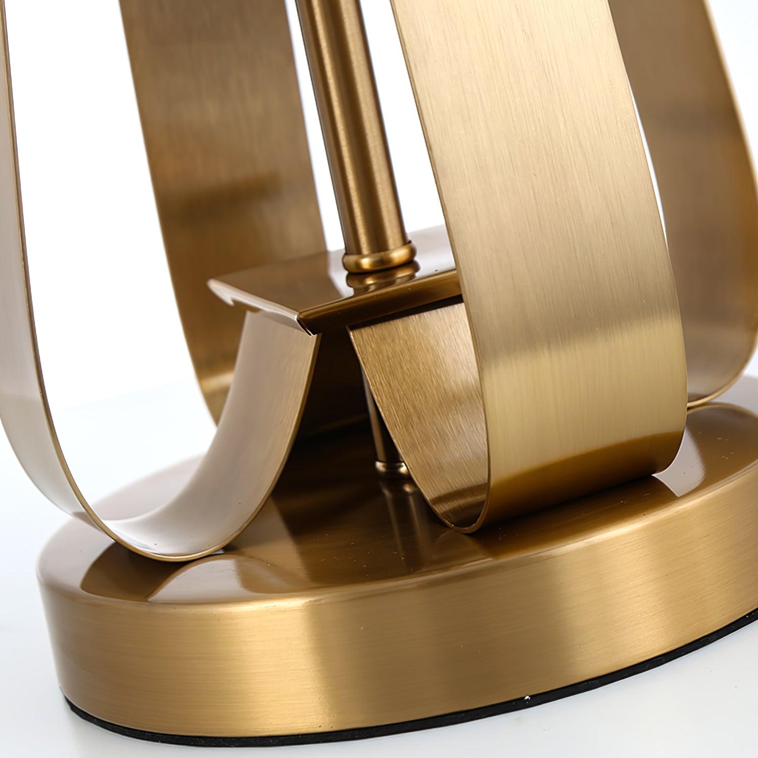 Aurelia Luxe Fabric Table Lamp-Neutral Decor