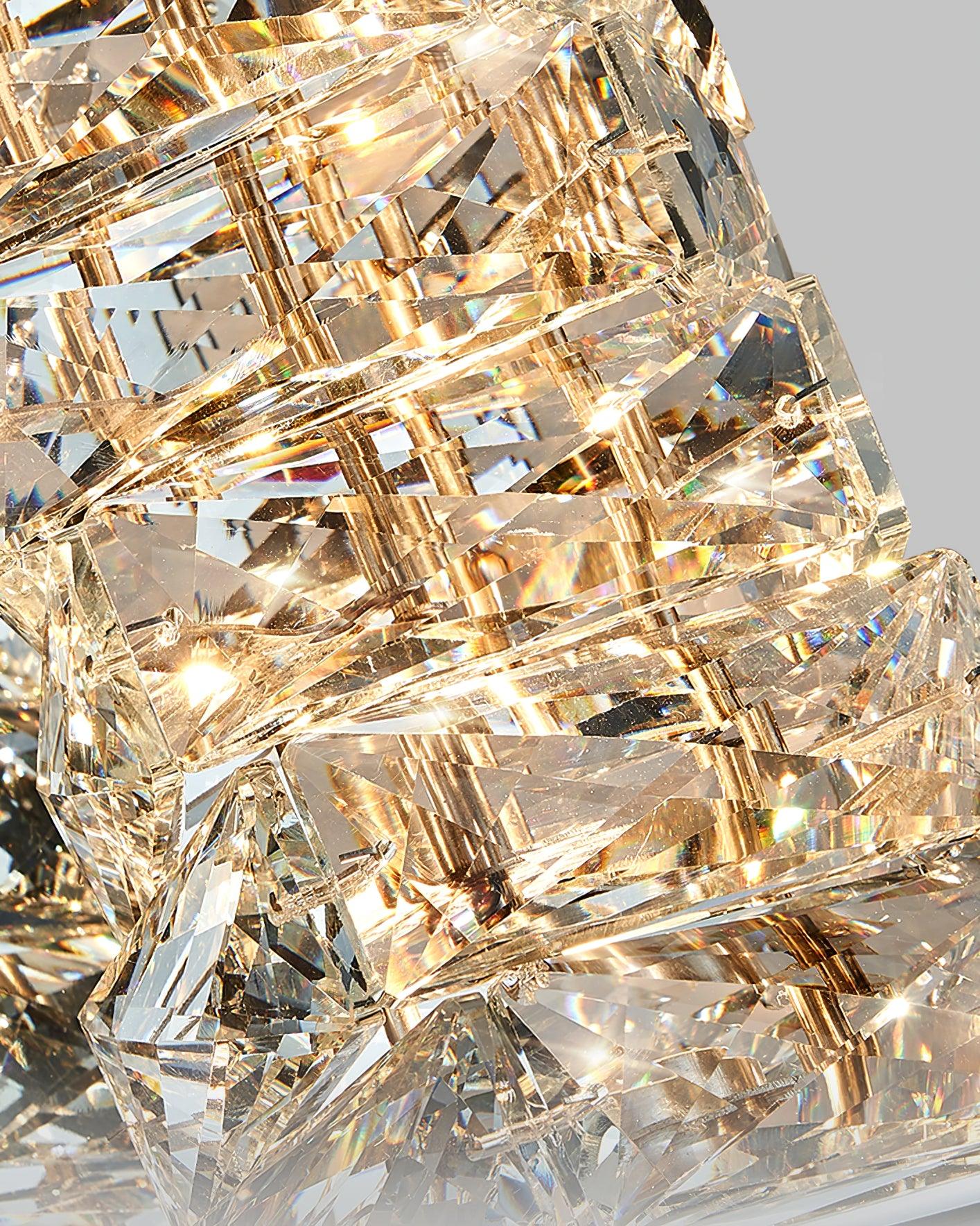 Ilvelia Postmodern Luxury Crystal Wall Light-Neutral Decor