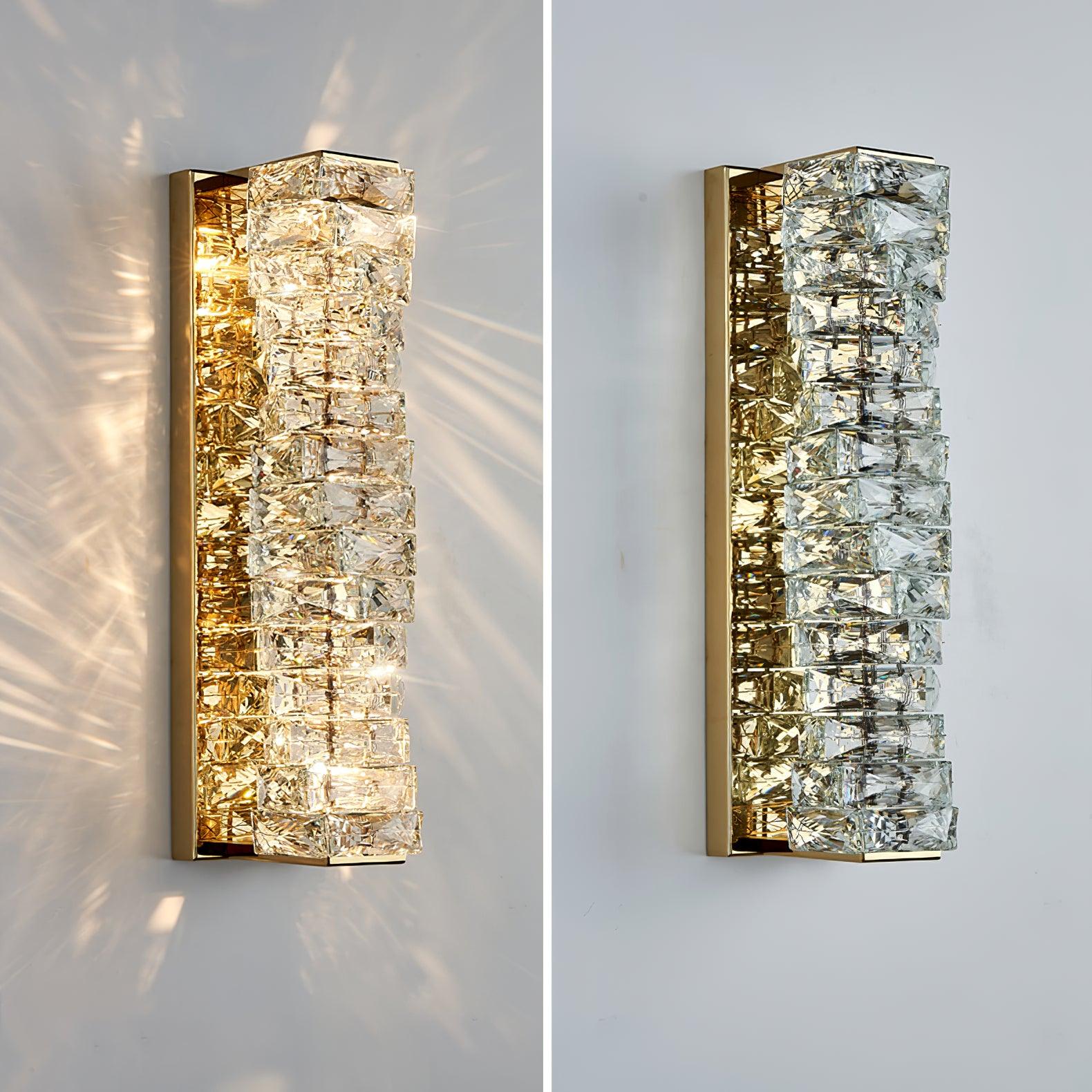 Ilvelia Postmodern Luxury Crystal Wall Light-Neutral Decor