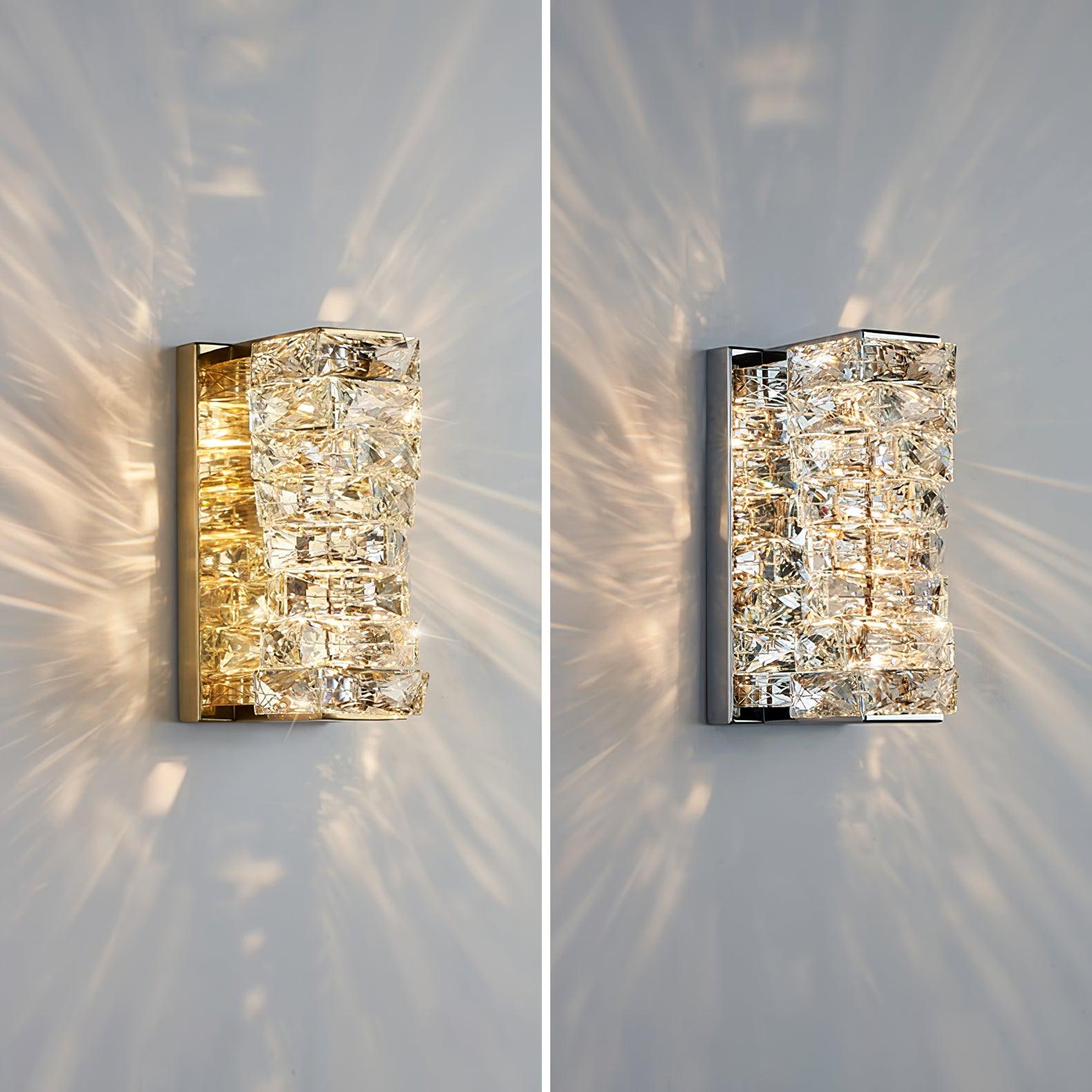 Ilvelia Postmodern Luxury Crystal Wall Light-Neutral Decor
