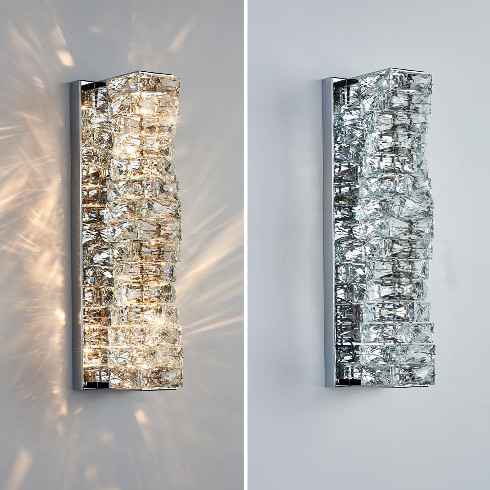 Ilvelia Postmodern Luxury Crystal Wall Light-Neutral Decor