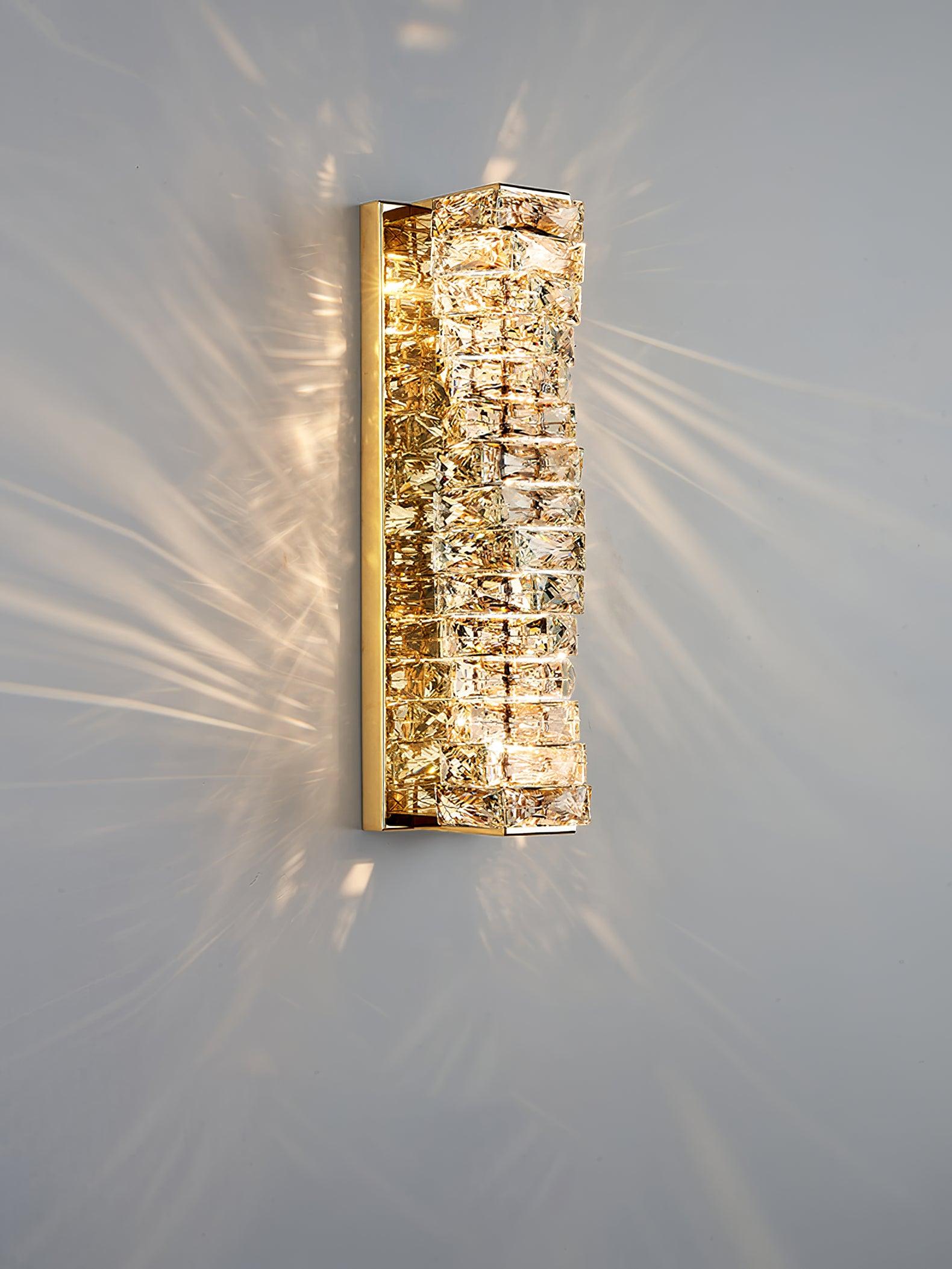 Ilvelia Postmodern Luxury Crystal Wall Light-Neutral Decor