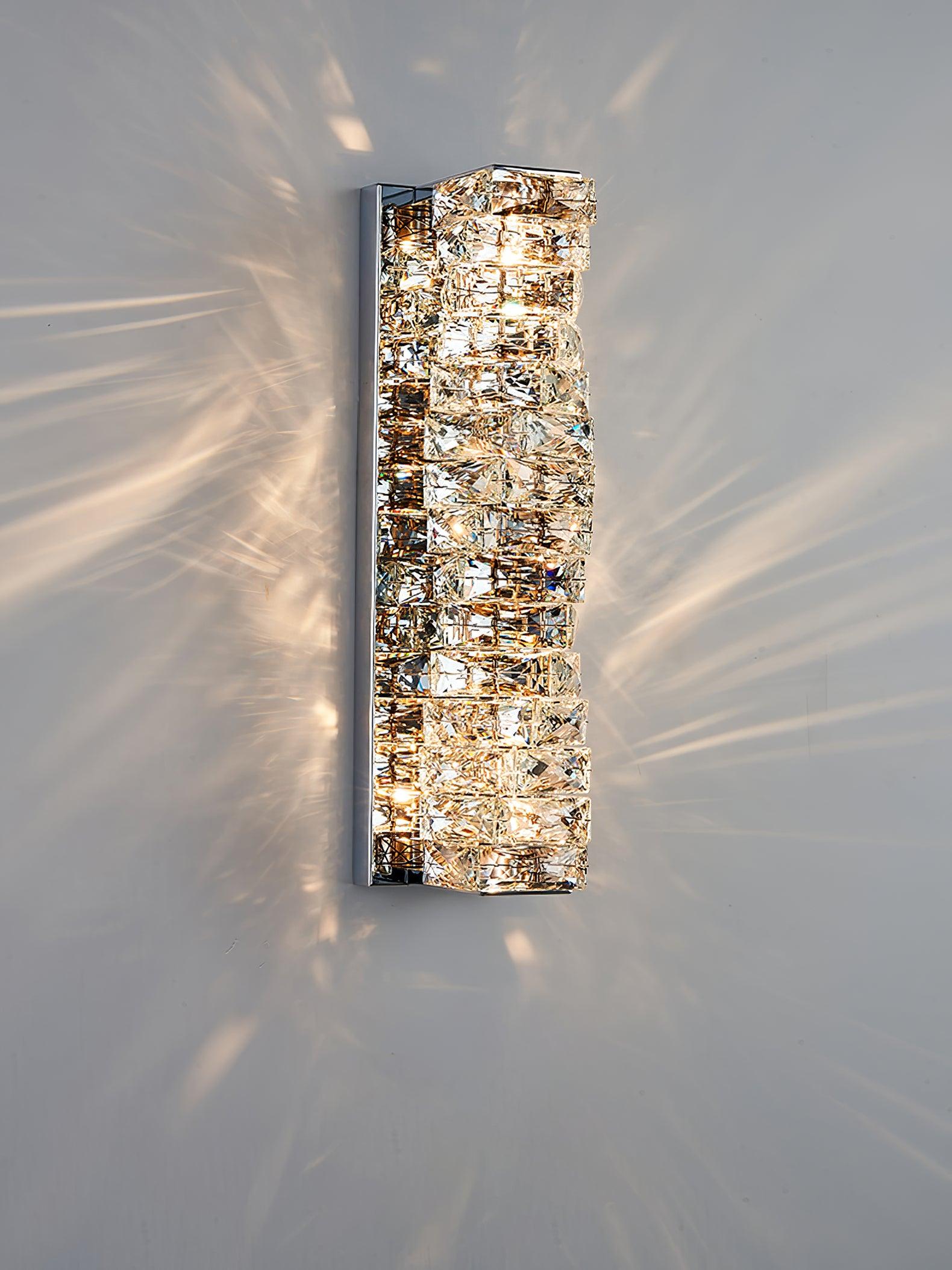 Ilvelia Postmodern Luxury Crystal Wall Light-Neutral Decor